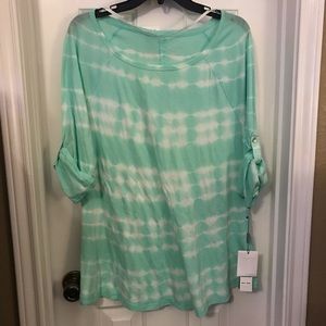 Calvin Klein Performance tie-dyed Top Sz Large NWT